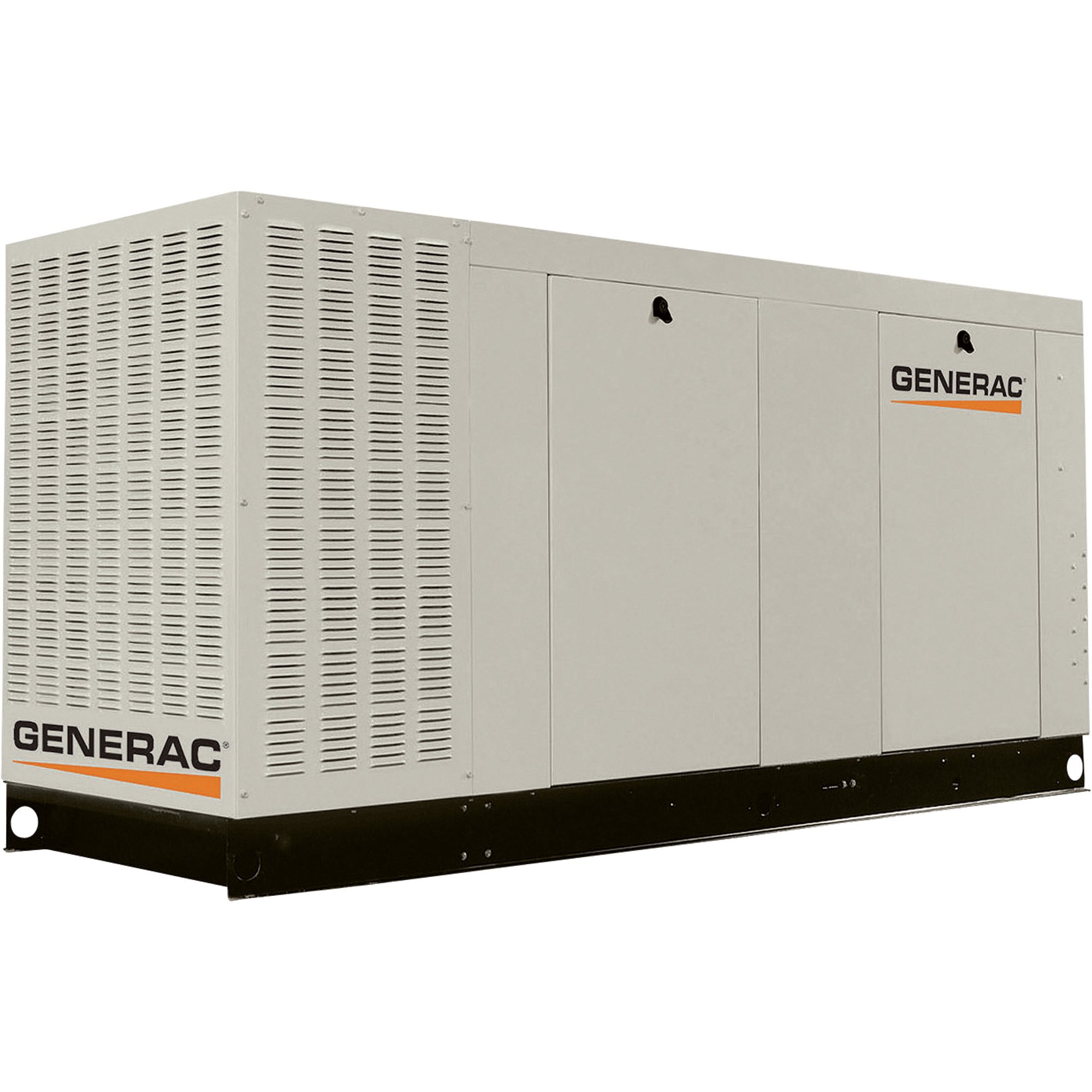 Generac Commercial Series Liquid-Cooled Standby Generator — 80 kW, 120/240 Volts, LP, Model# QT08046AVAX